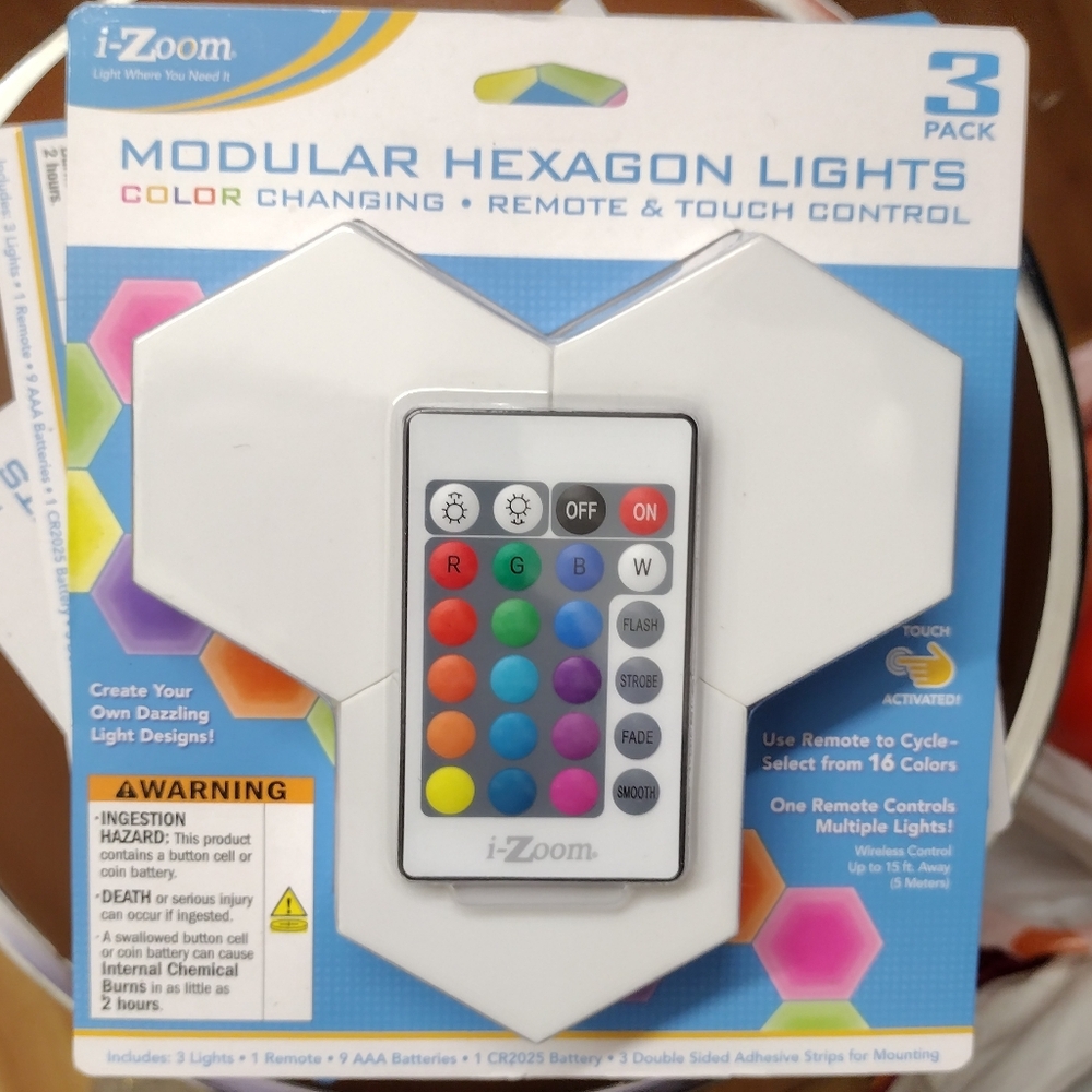 Modular Hexagon Lights NIB